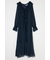 RUFFLE CHIFFON MAXI ドレス