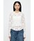 LACE HENRY NECK トップス