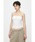 SQUARE NECK BARE キャミトップス