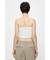 SQUARE NECK BARE キャミトップス
