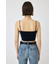 SQUARE NECK BARE キャミトップス