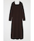 OPEN NECK KNIT LONG ドレス