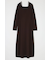 OPEN NECK KNIT LONG ドレス