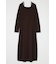 OPEN NECK KNIT LONG ドレス