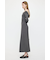 OPEN NECK KNIT LONG ドレス