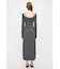 OPEN NECK KNIT LONG ドレス