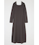 OPEN NECK KNIT LONG ドレス
