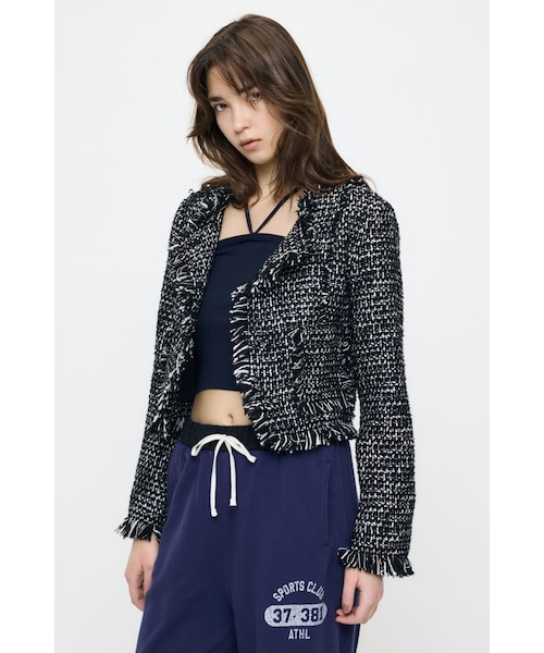 SLACKER TWEED SHORT ジャケット｜マウジーの通販｜&mall（アンド
