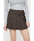 LOW SLUNG PLEATED MINI スカート