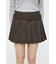 LOW SLUNG PLEATED MINI スカート