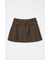 LOW SLUNG PLEATED MINI スカート