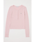 HENRY NECK CABLE KNIT トップス