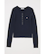 HENRY NECK CABLE KNIT トップス