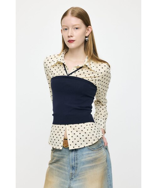 KNIT BARE トップス｜マウジーの通販｜&mall（アンドモール）三井