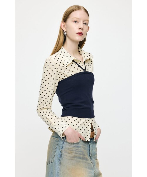 KNIT BARE トップス｜マウジーの通販｜&mall（アンドモール）三井