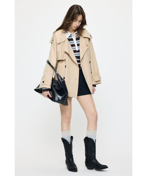SHORT TRENCH コート｜マウジーの通販｜&mall（アンドモール）三井