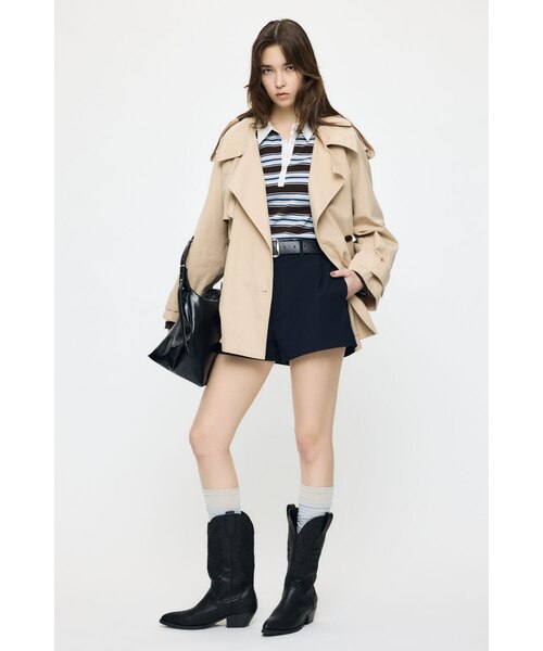 SHORT TRENCH コート｜マウジーの通販｜&mall（アンドモール）三井