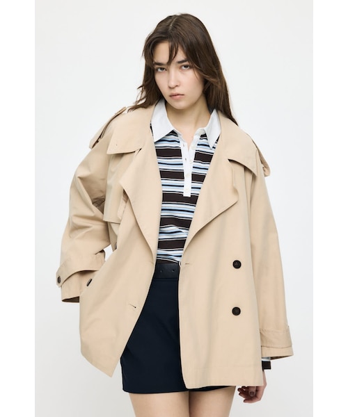 SHORT TRENCH コート｜マウジーの通販｜&mall（アンドモール）三井