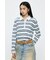 BORDER POLO KNIT TEE