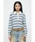 BORDER POLO KNIT TEE