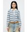 BORDER POLO KNIT TEE