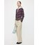 BORDER POLO KNIT TEE
