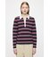 BORDER POLO KNIT TEE