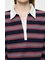 BORDER POLO KNIT TEE