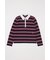 BORDER POLO KNIT TEE