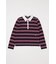 BORDER POLO KNIT TEE