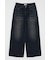 DIRT EFFECTED WIDE STRAIGHT デニムパンツ