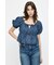 DENIM PUFF ブラウス