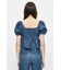 DENIM PUFF ブラウス