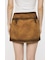 FAUX SUEDE MINI  スカート