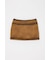 FAUX SUEDE MINI  スカート