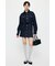 BELTED DENIM MINI ドレス
