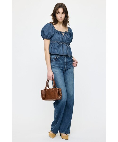 TENCEL(TM) DENIM ストレート｜マウジーの通販｜&mall（アンドモール