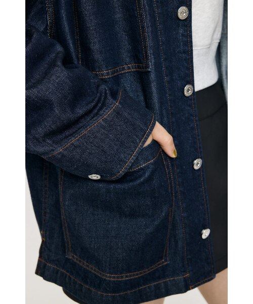 TENCEL(TM) DENIM カバーオール TENCEL(TM) DENIM カバーオール｜マウジーの通販｜&mall（アンドモール