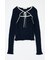 BOW DESIGN LAYERED ニット