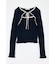 BOW DESIGN LAYERED ニット
