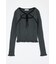 BOW DESIGN LAYERED ニット