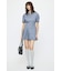 PLEATED SHIRT MINI ドレス