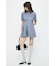 PLEATED SHIRT MINI ドレス