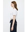 SCOOP NECK PIN TUCK ブラウス