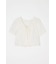 SCOOP NECK PIN TUCK ブラウス