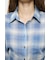 FADE CHECK SHEER OVER シャツ