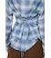 FADE CHECK SHEER OVER シャツ