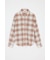 FADE CHECK SHEER OVER シャツ