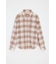 FADE CHECK SHEER OVER シャツ