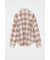 FADE CHECK SHEER OVER シャツ